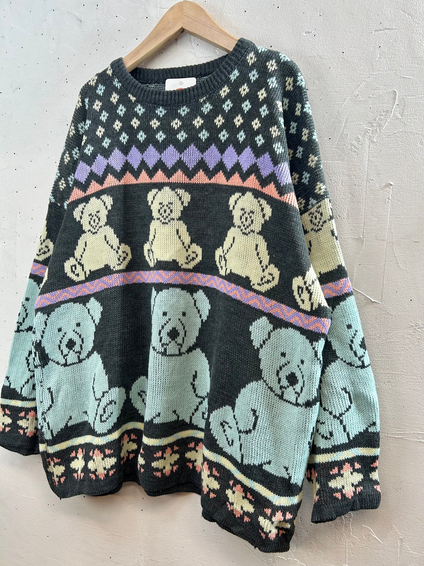 Vintage Knit Sweater MADE IN FRANCE [B29455]