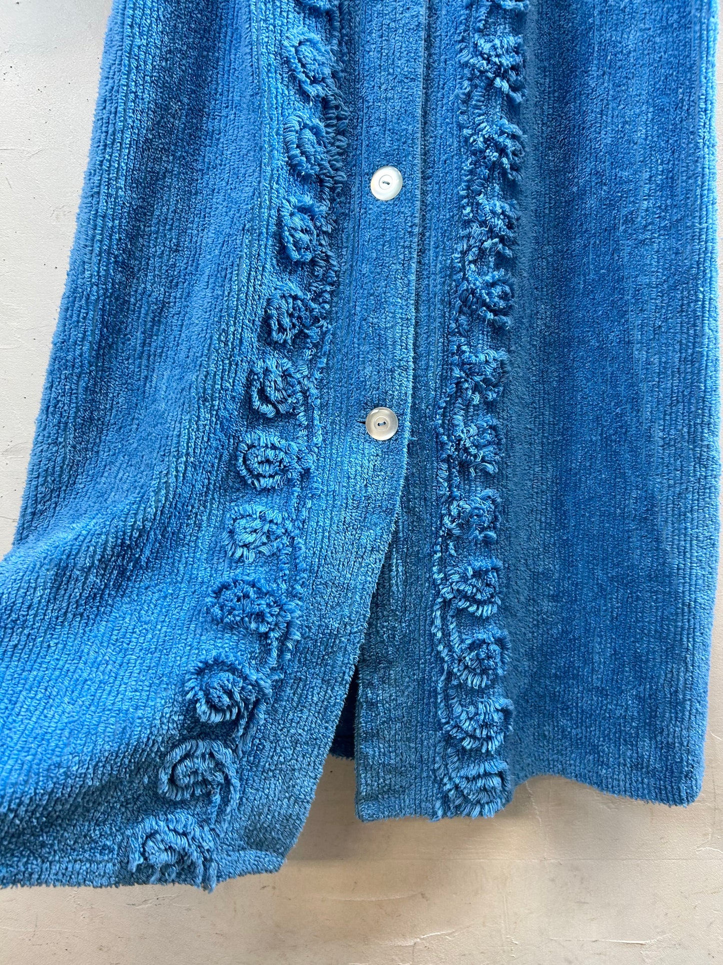 Vintage Chenille Weave Gown MADE IN USA [D30087]
