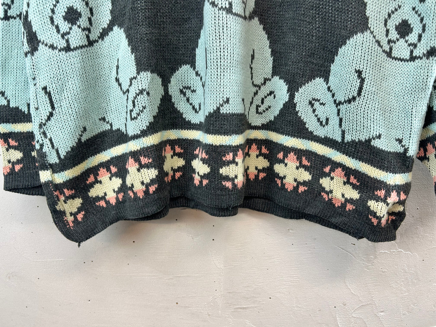 Vintage Knit Sweater MADE IN FRANCE [B29455]