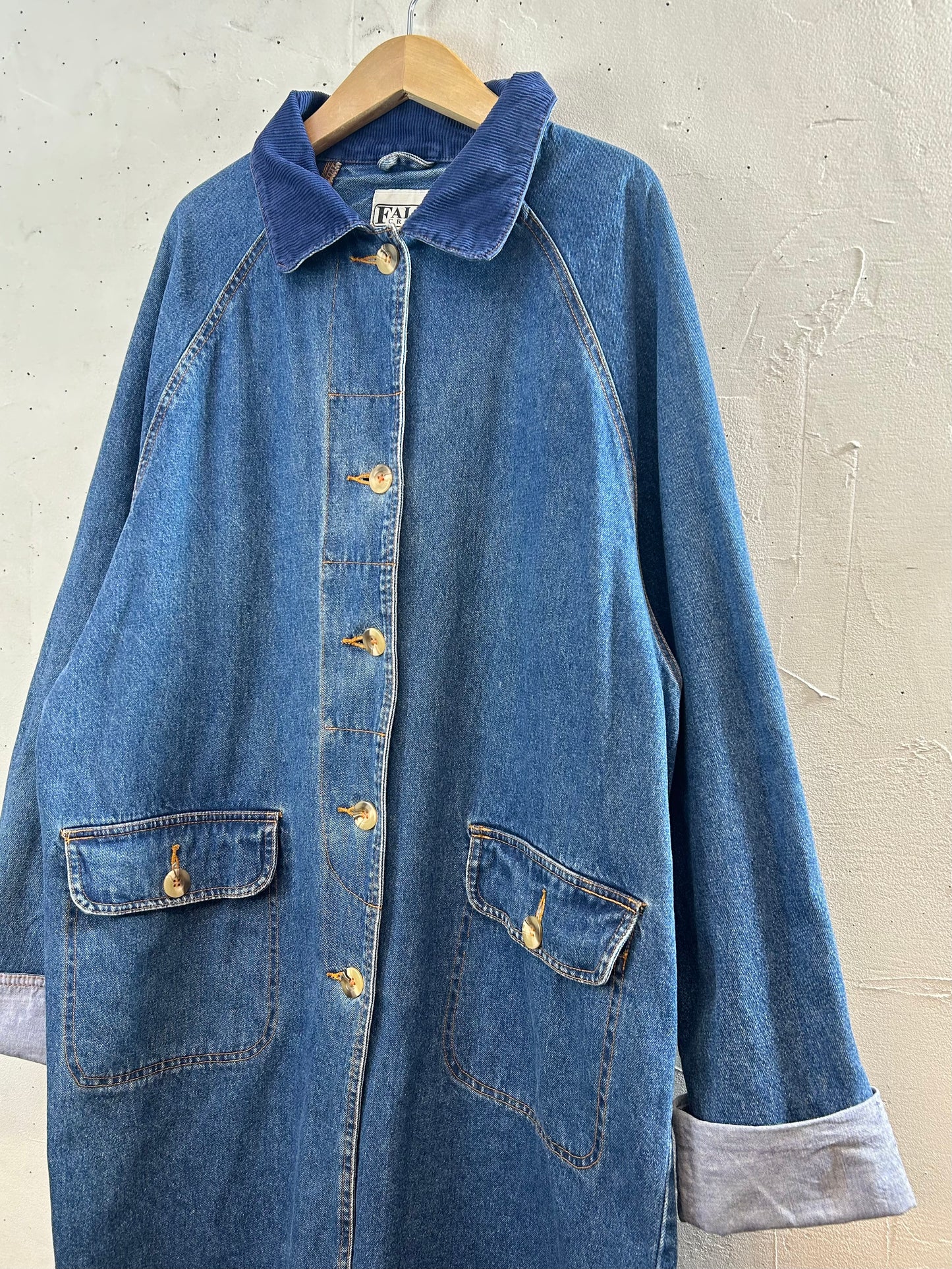 Vintage Denim Light Coat [B29454]