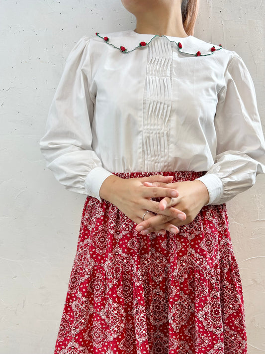 Vintage White Blouse [F27669]