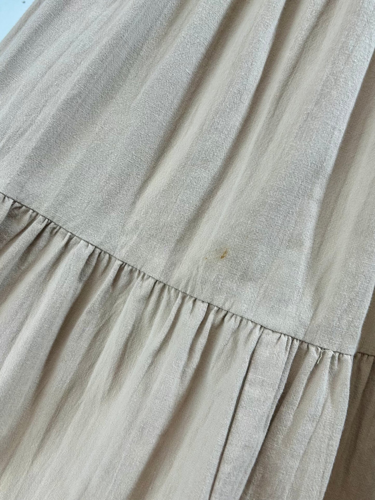 Vintage Cotton Tiered Skirt 〜Cactus Flower〜 [E30300]