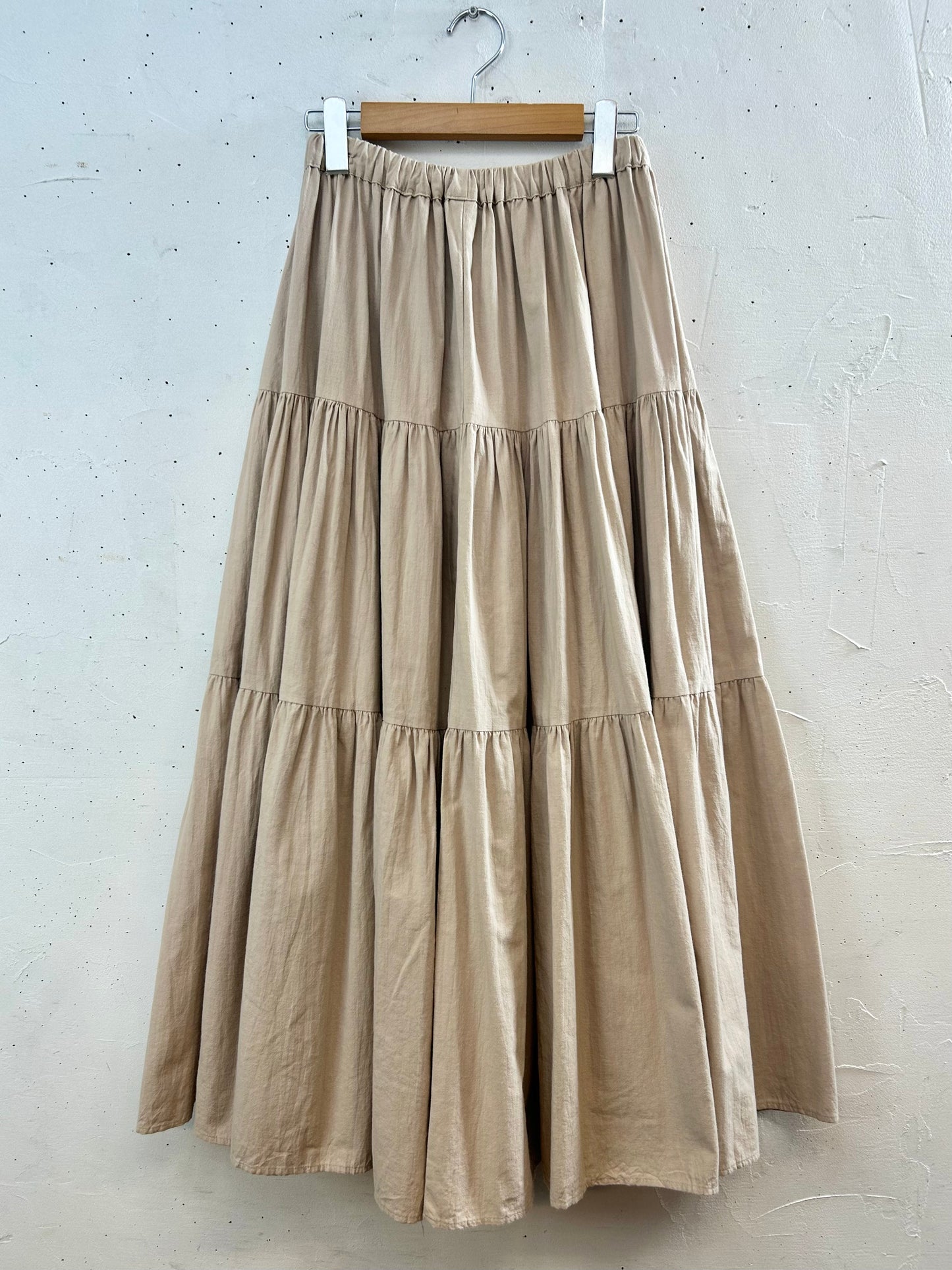 Vintage Cotton Tiered Skirt 〜Cactus Flower〜 [E30300]