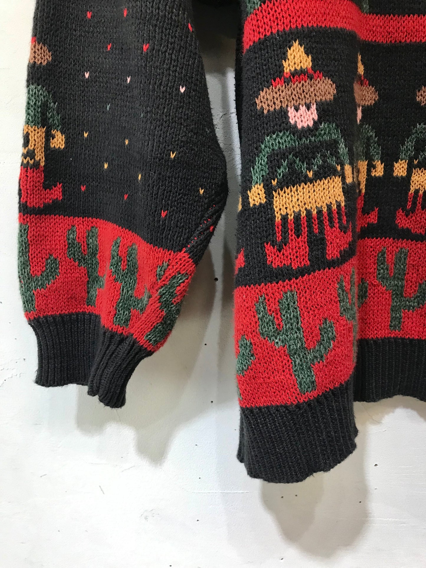 Vintage Cotton Knit Sweater MADE IN USA [K25435]