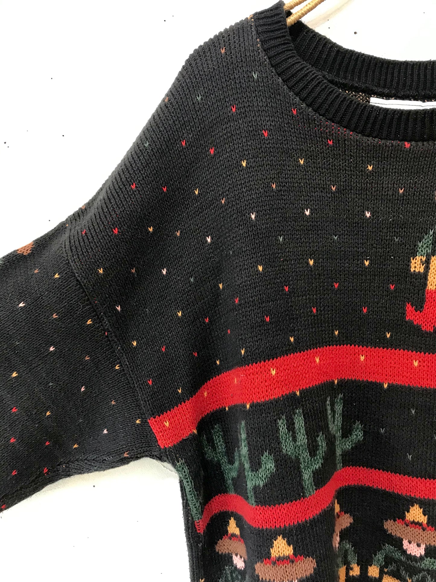 Vintage Cotton Knit Sweater MADE IN USA [K25435]