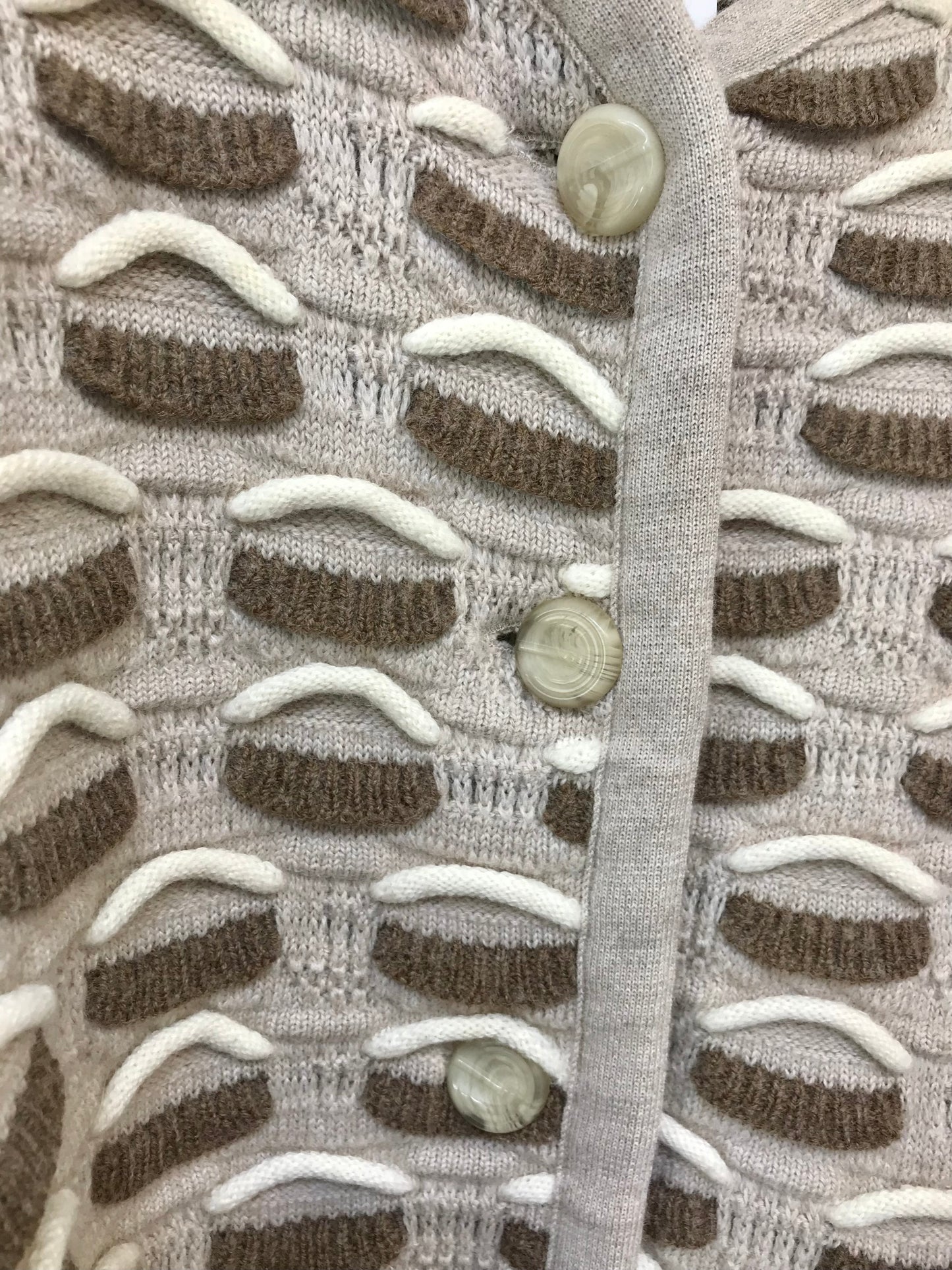 Vintage 3D Knit Sweater 〜MADE IN FRANCE〜 [K25436]