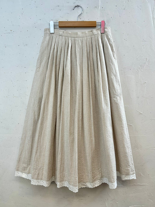 Vintage Stripe Skirt 〜YESSICA〜 [E30299]