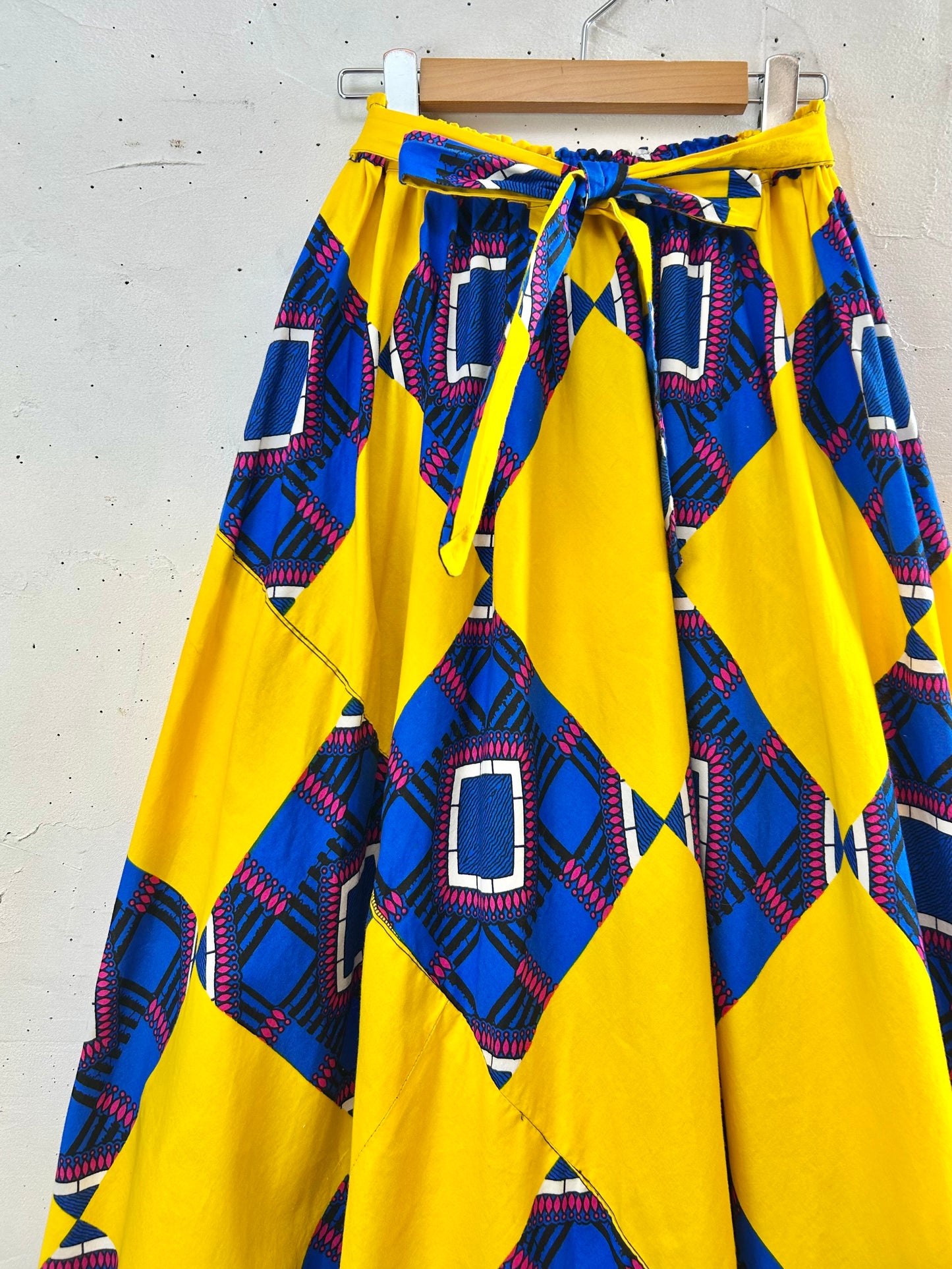 Vintage African Batik Skirt [F30527]