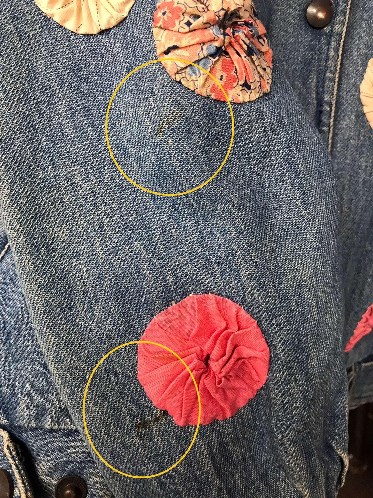 ′80s Vintage Custom Denim Jacket [I25068]