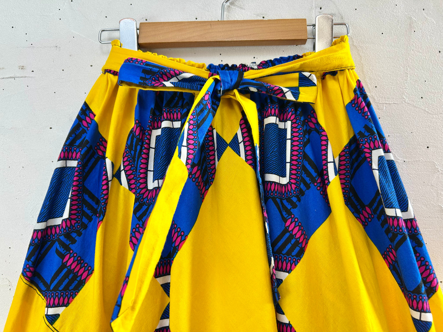 Vintage African Batik Skirt [F30527]