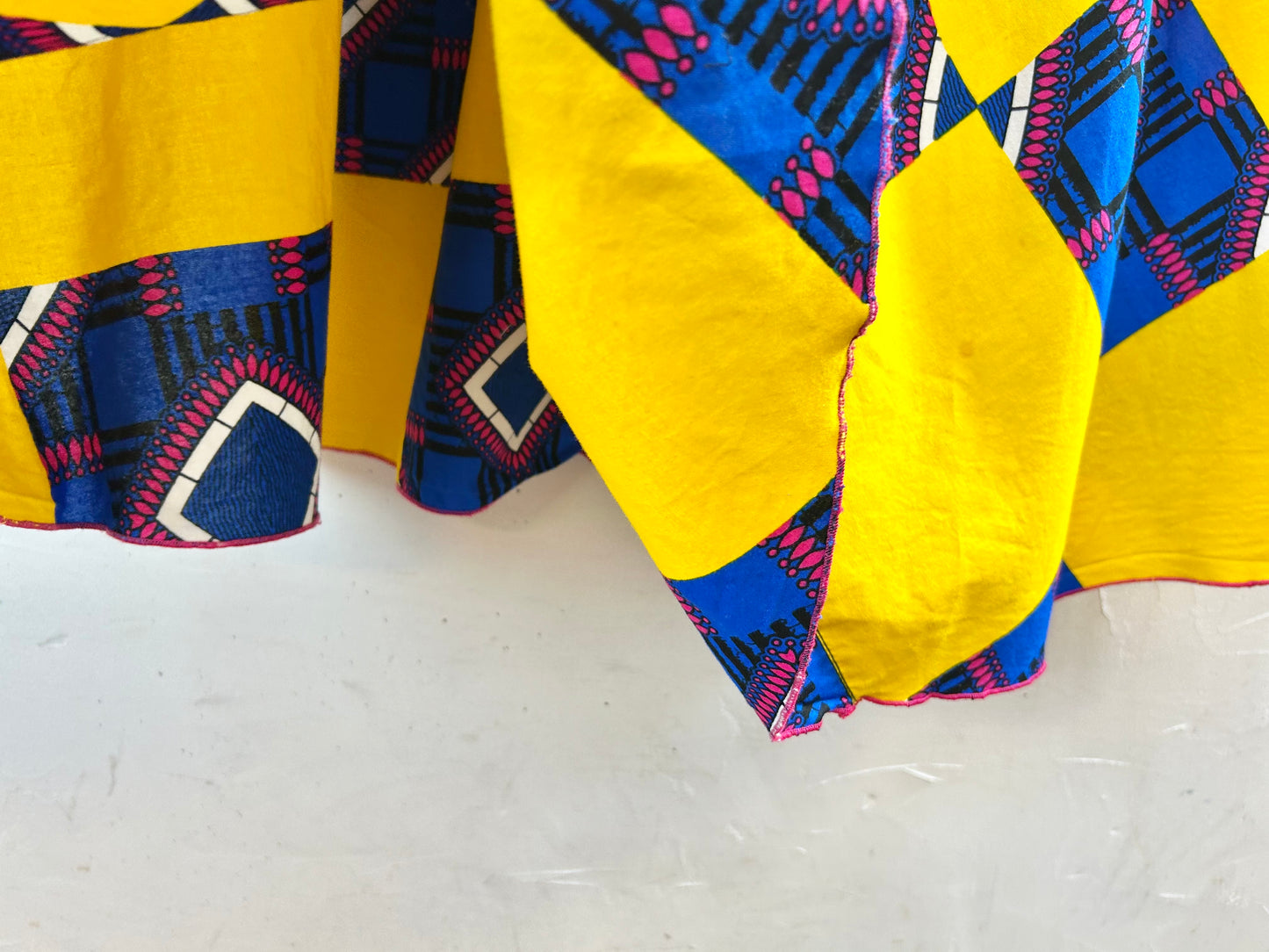 Vintage African Batik Skirt [F30527]