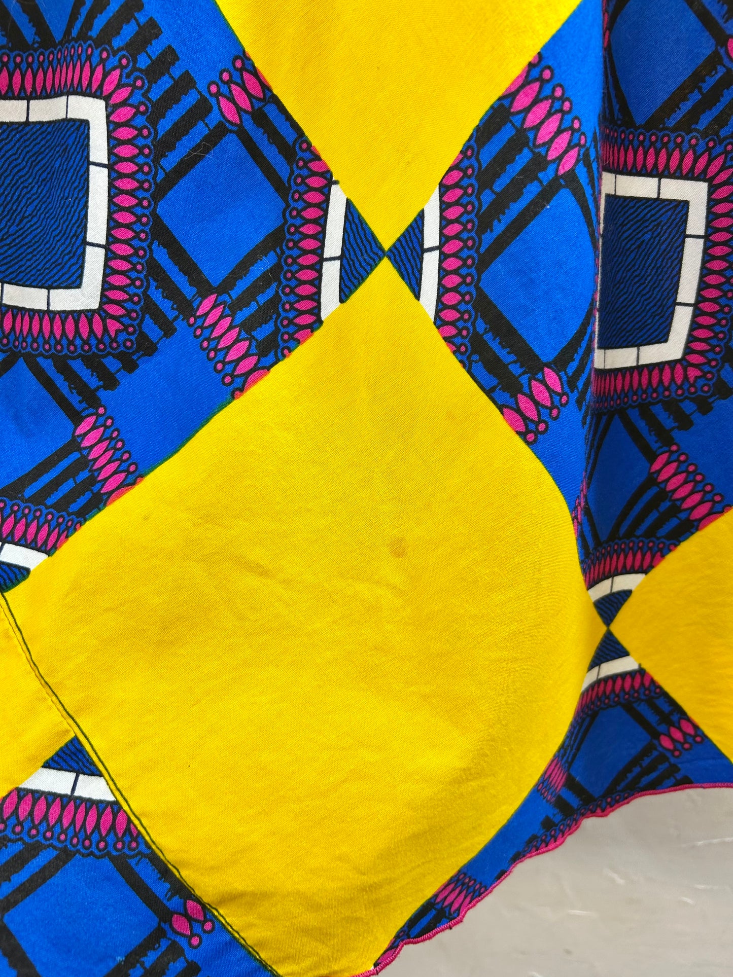 Vintage African Batik Skirt [F30527]
