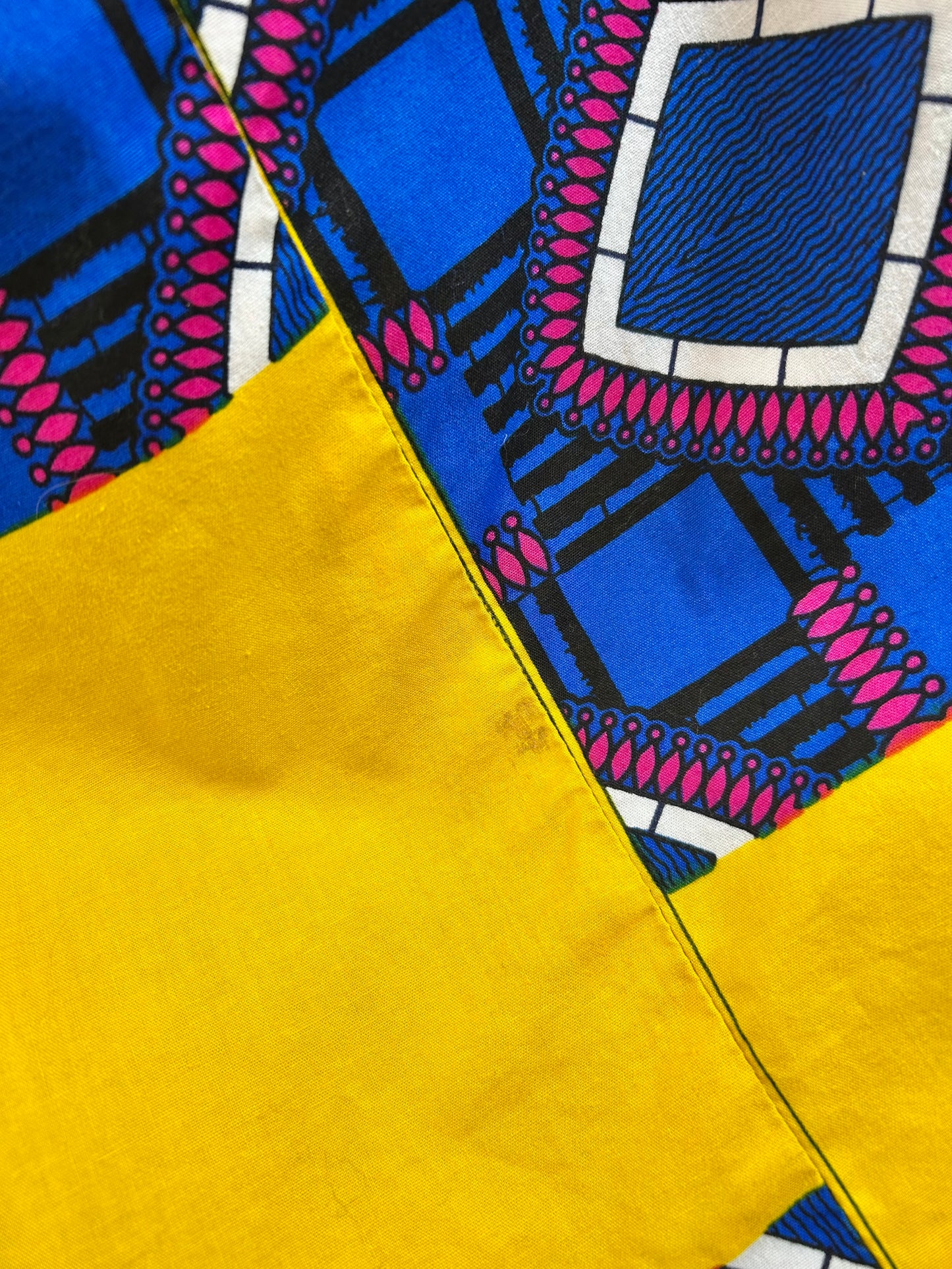 Vintage African Batik Skirt [F30527]