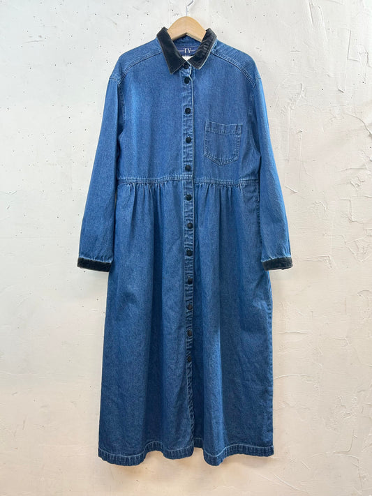 Vintage Denim Dress [B29453]