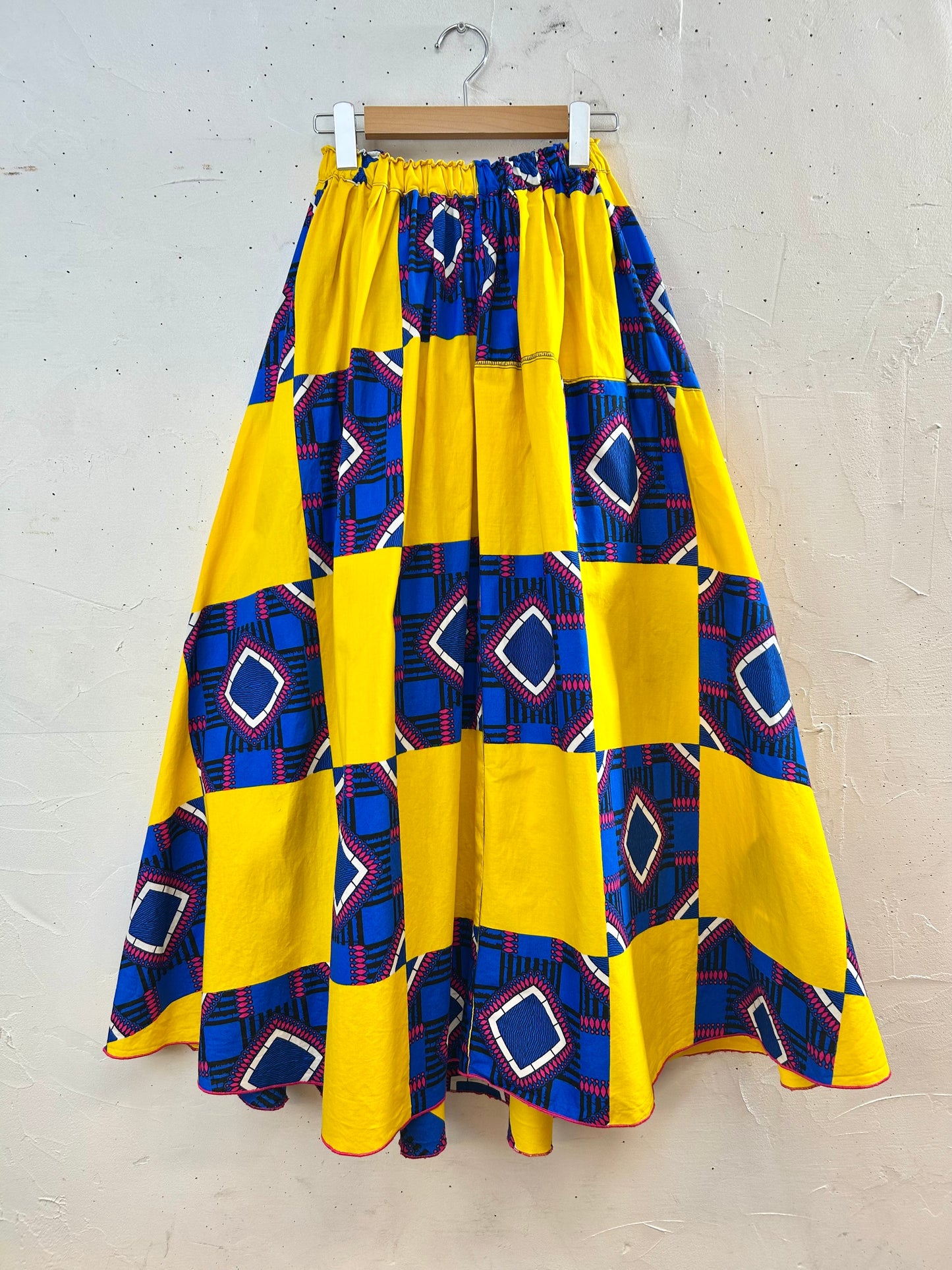 Vintage African Batik Skirt [F30527]