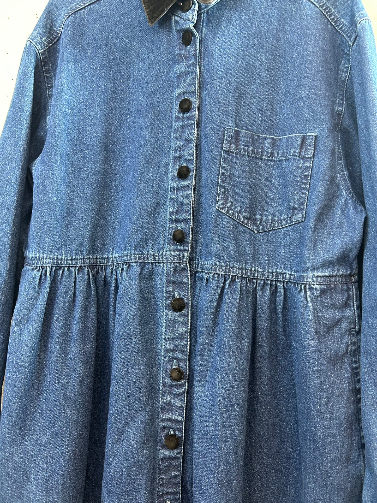 Vintage Denim Dress [B29453]