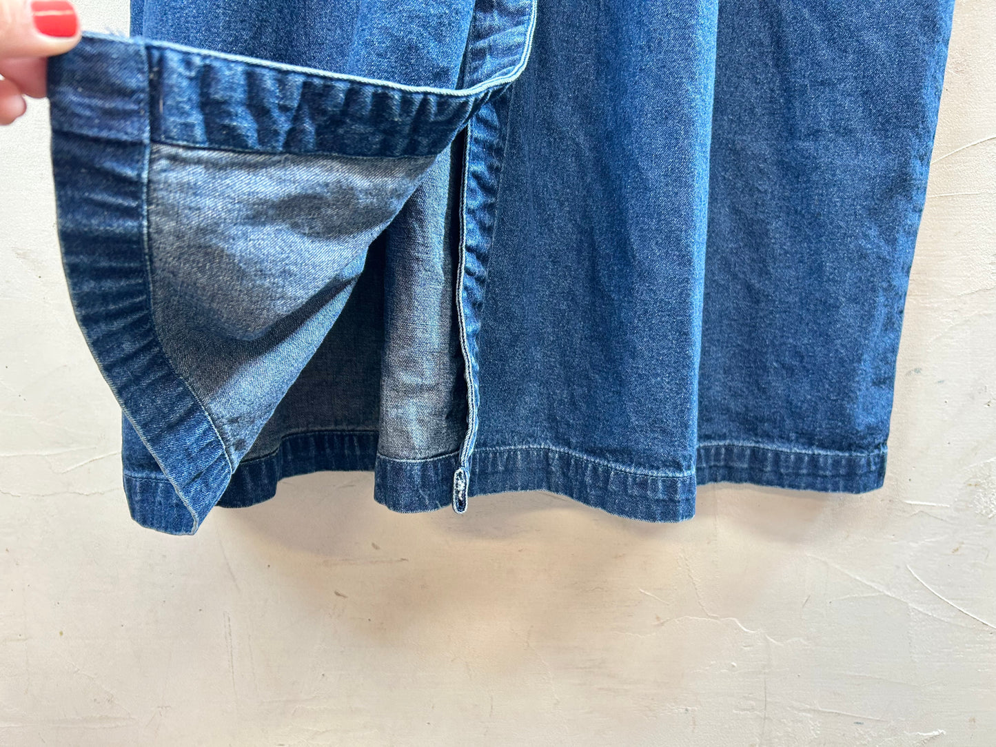 Vintage Denim Dress [B29453]