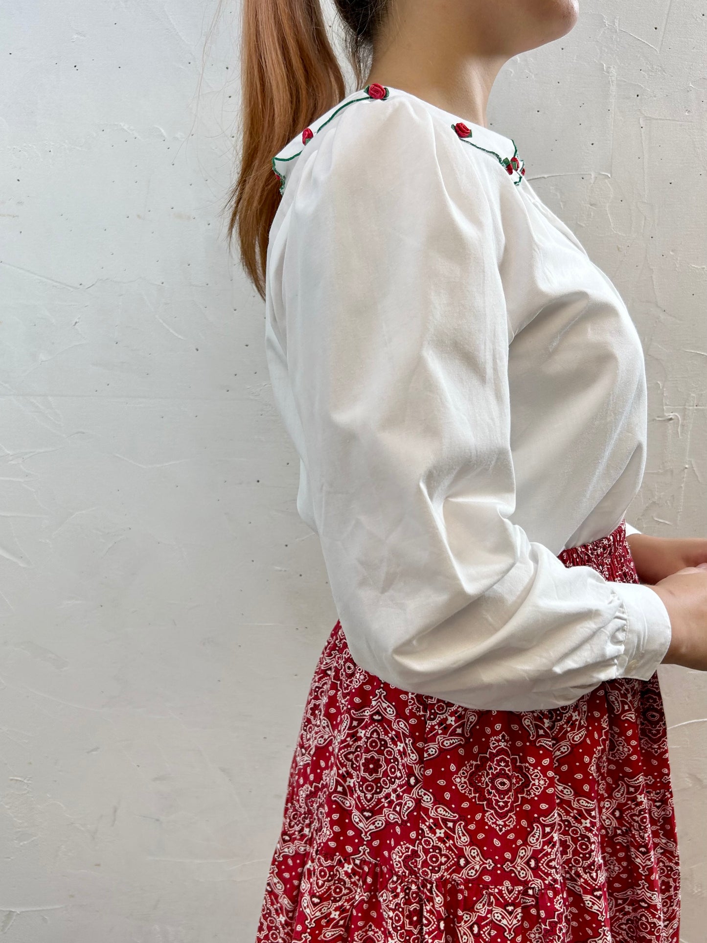 Vintage White Blouse [F27669]