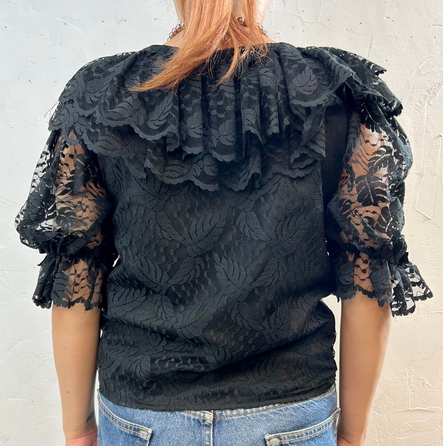 Vintage Lace Blouse [F27666]