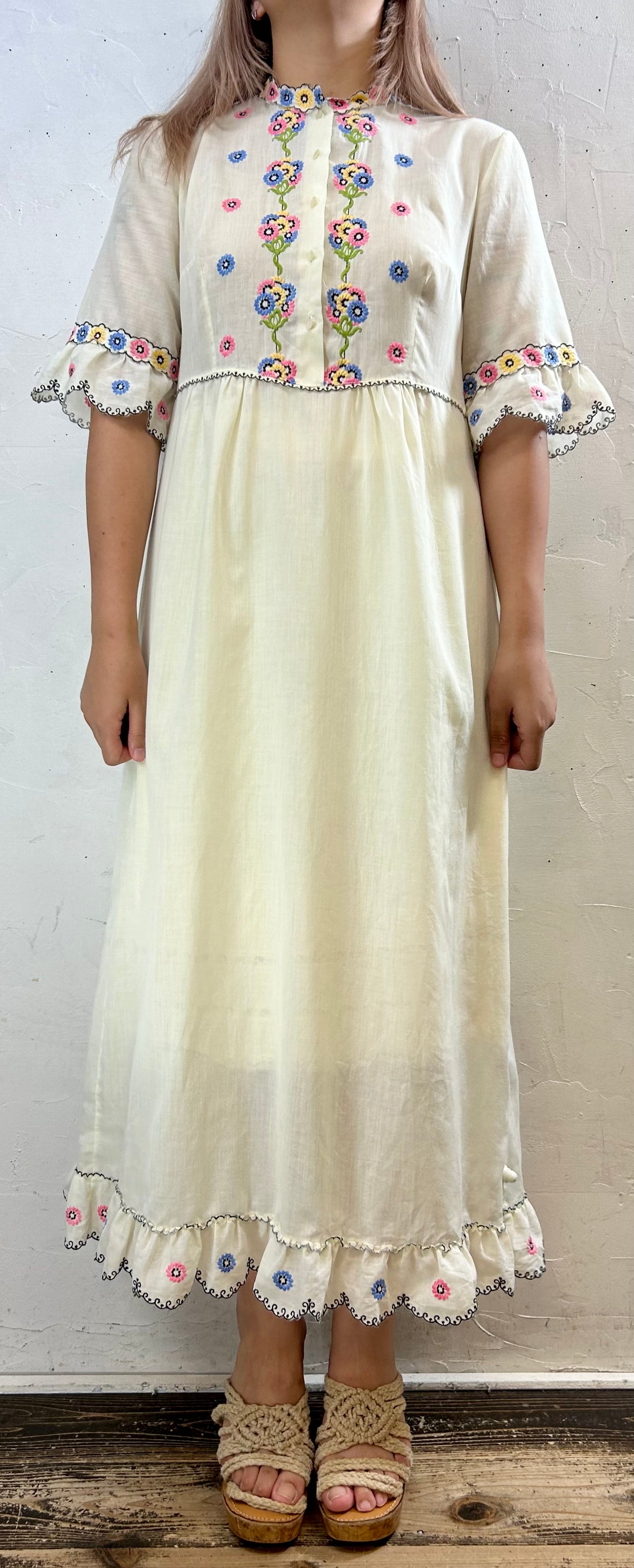 ’70s Vintage Dress [H28168]
