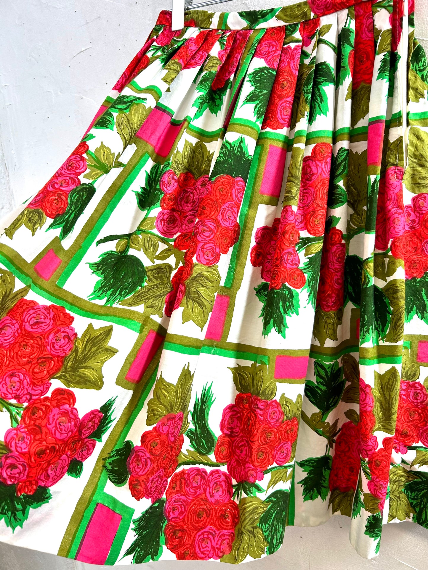 ’50s Vintage Flower Skirt [G27960]