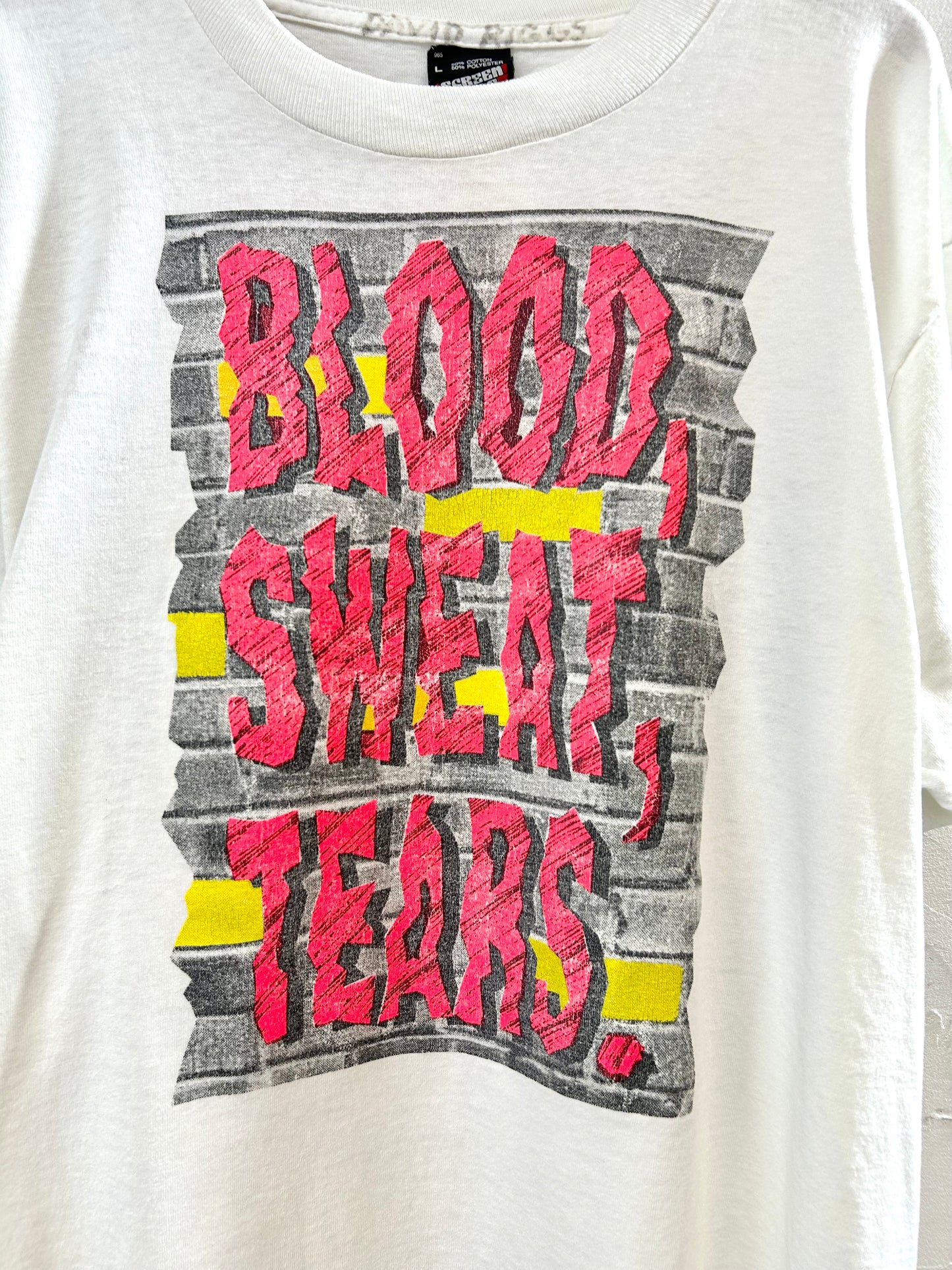 ’90s Vintage T-Shirt  〜Blood,Sweat&Tears〜 [G27965]