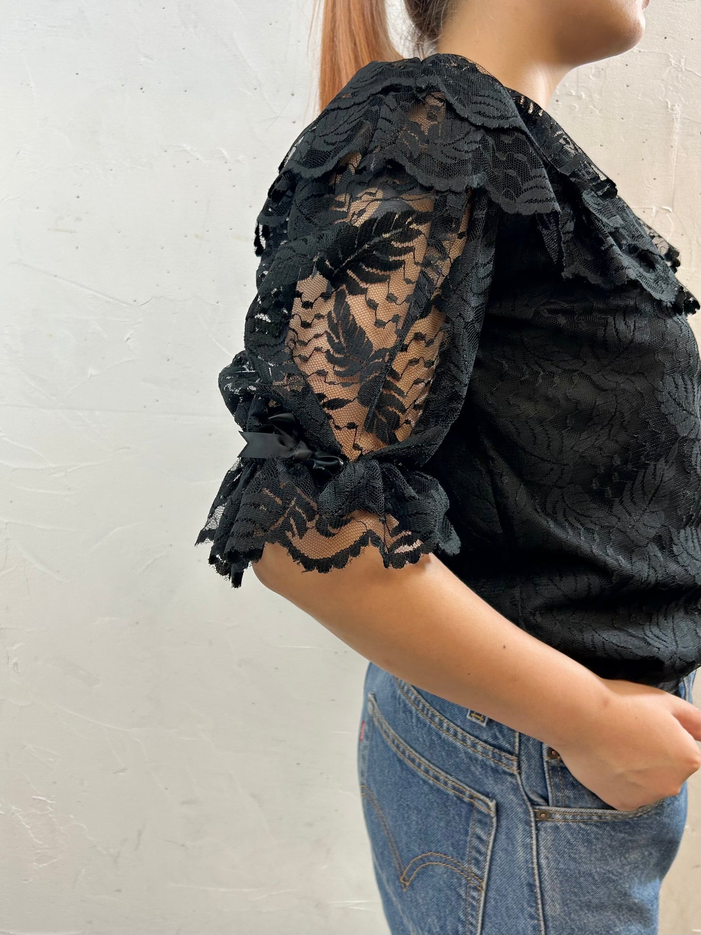 Vintage Lace Blouse [F27666]