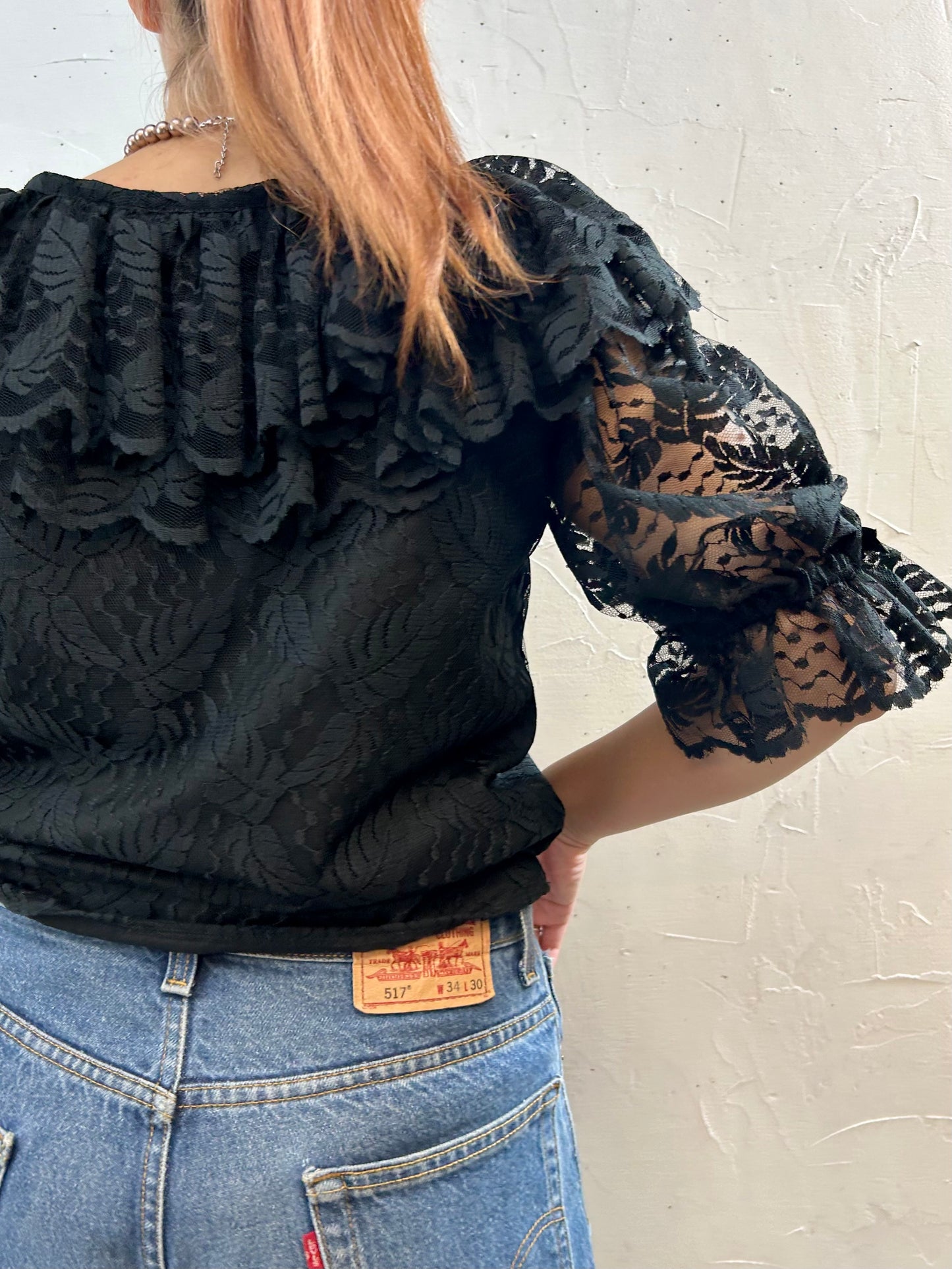 Vintage Lace Blouse [F27666]