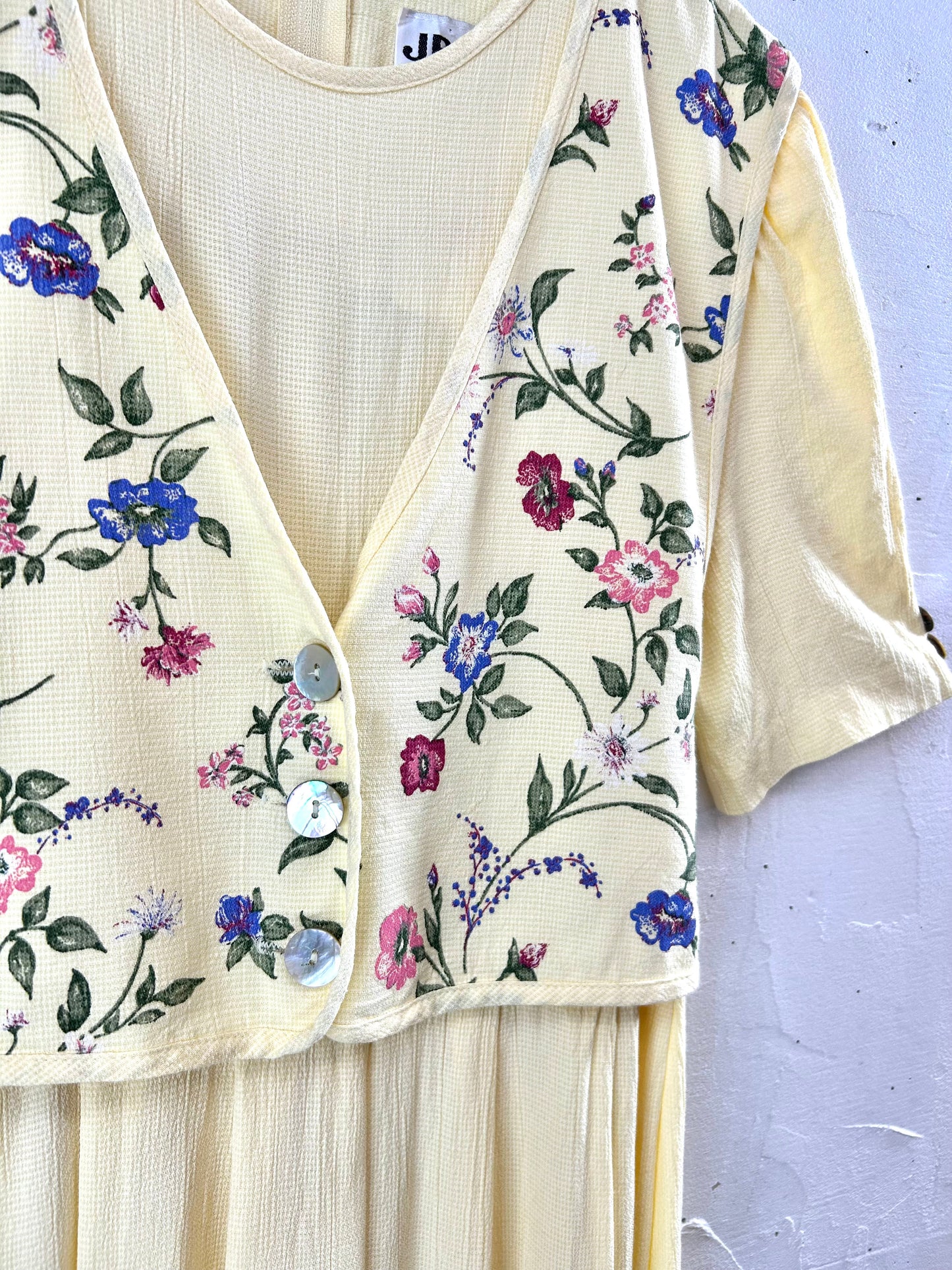 Vintage  Dress MADE IN USA [C29671]