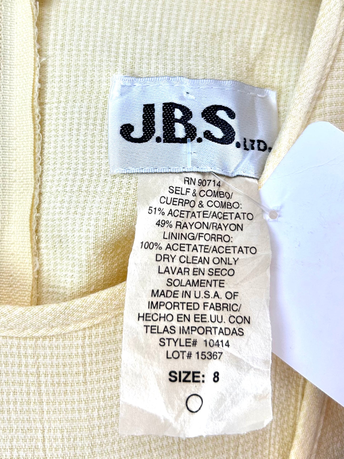 Vintage  Dress MADE IN USA [C29671]
