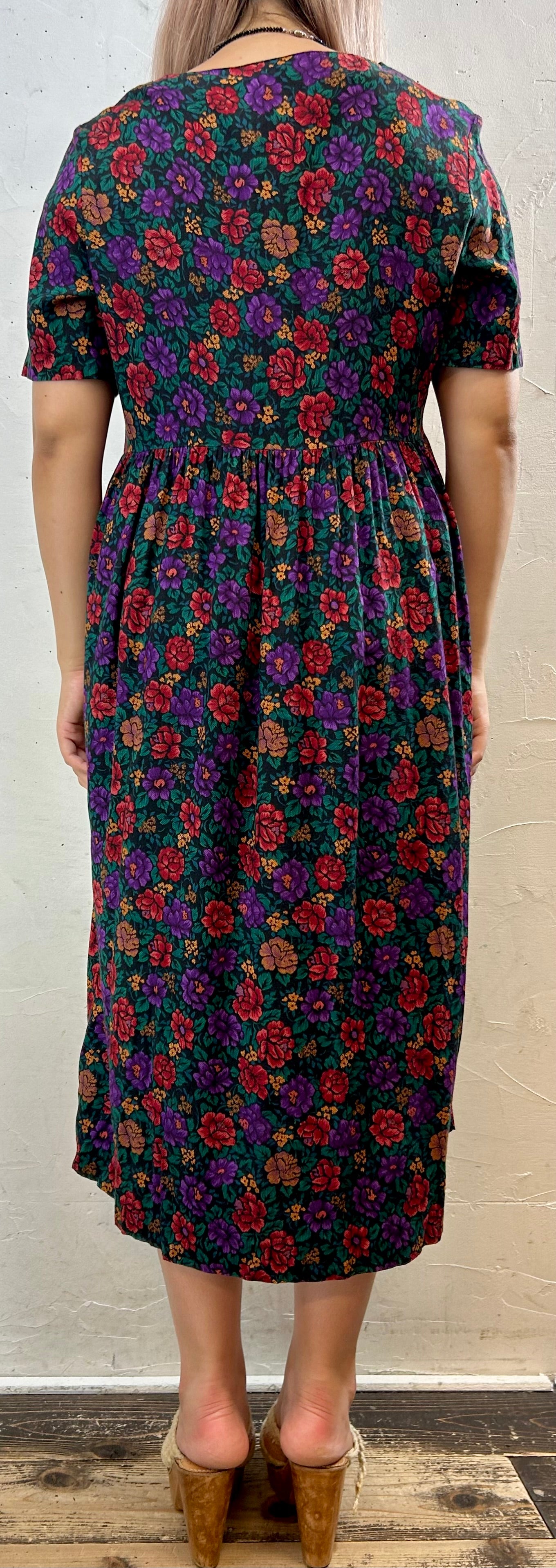 Vintage Rayon Dress [H28163]