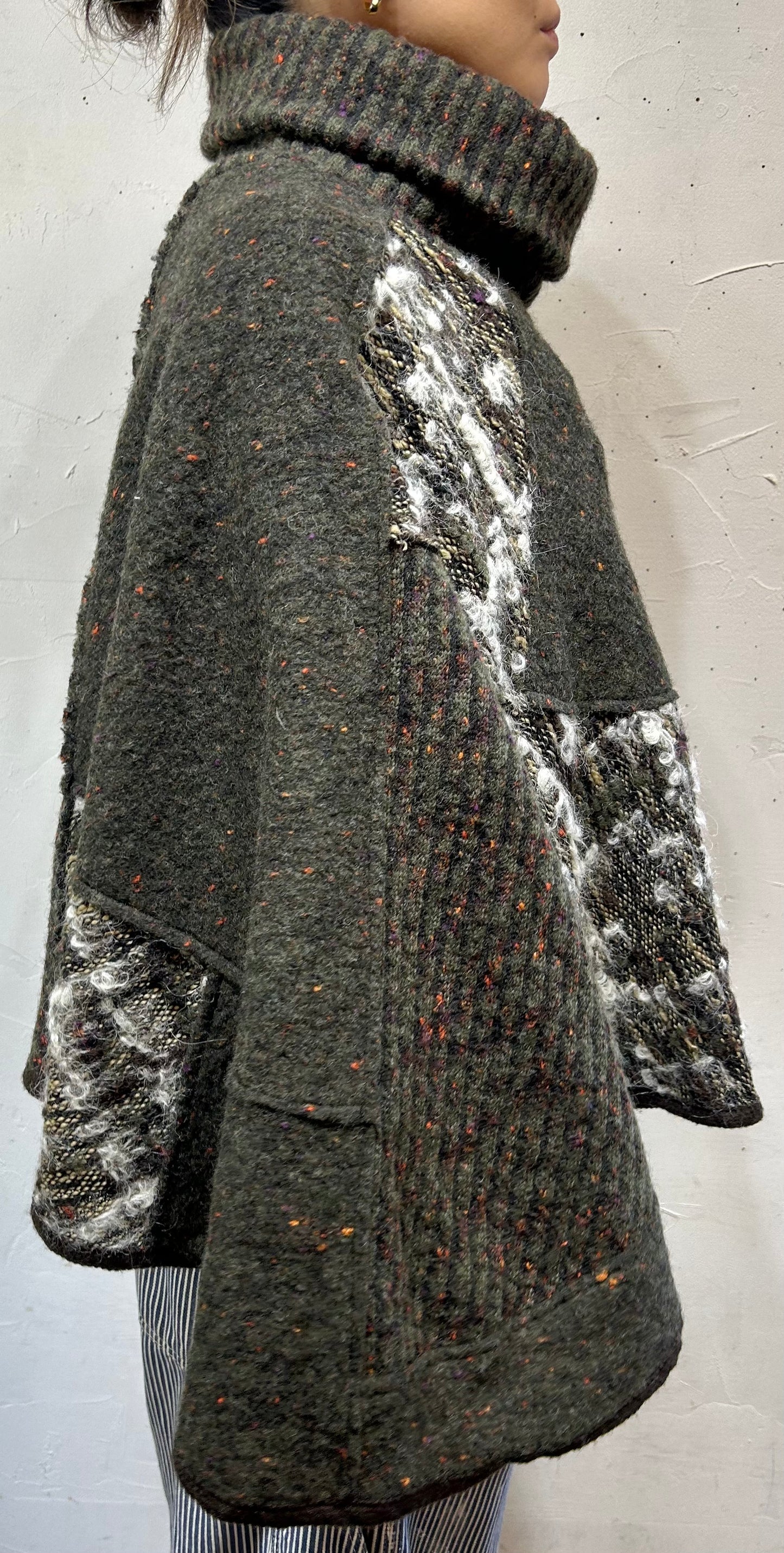 Vintage Poncho MADE IN ITALY [L25767]