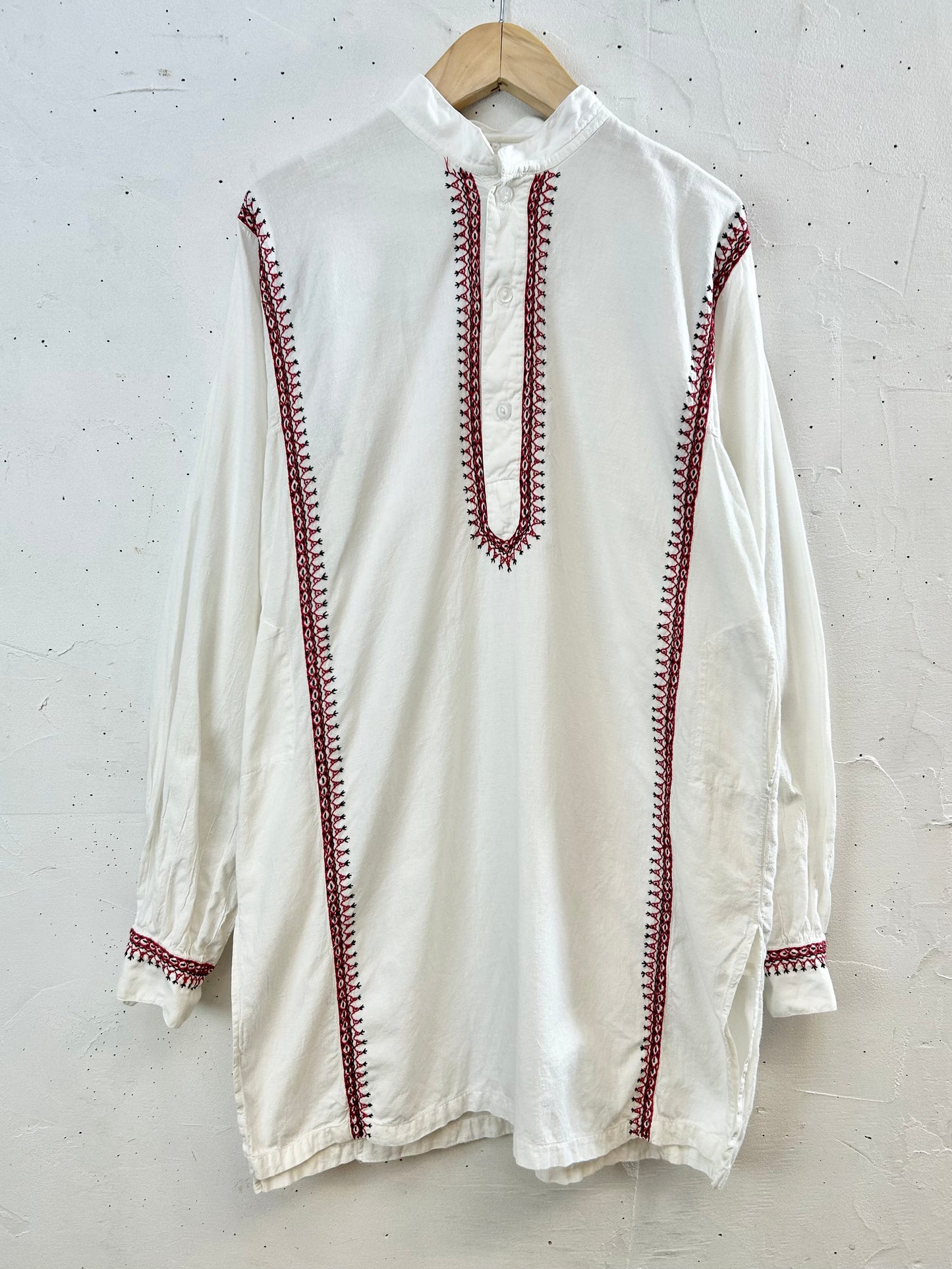 Vintage Hand Embroidery Shirt [F30521]
