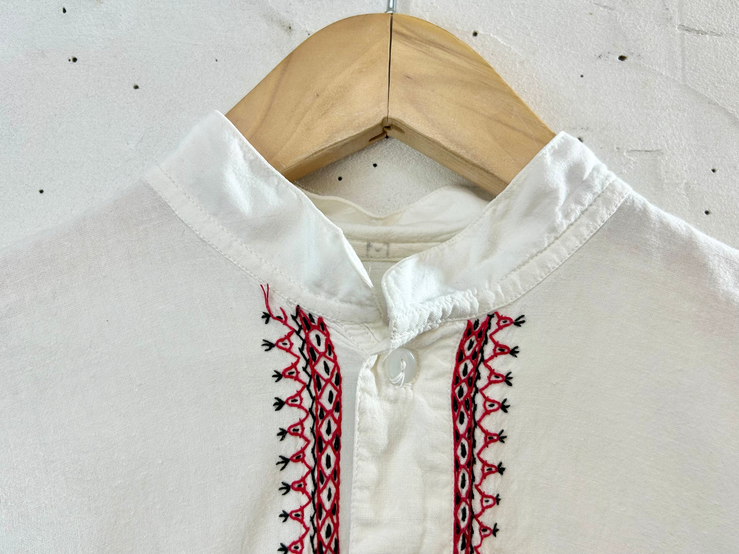 Vintage Hand Embroidery Shirt [F30521]