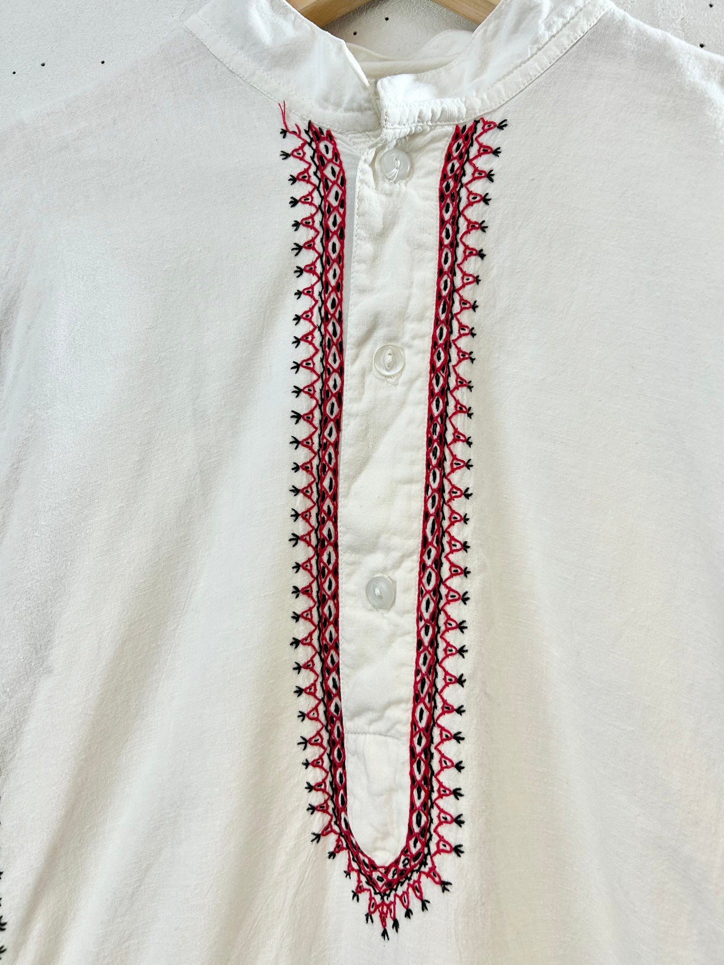 Vintage Hand Embroidery Shirt [F30521]