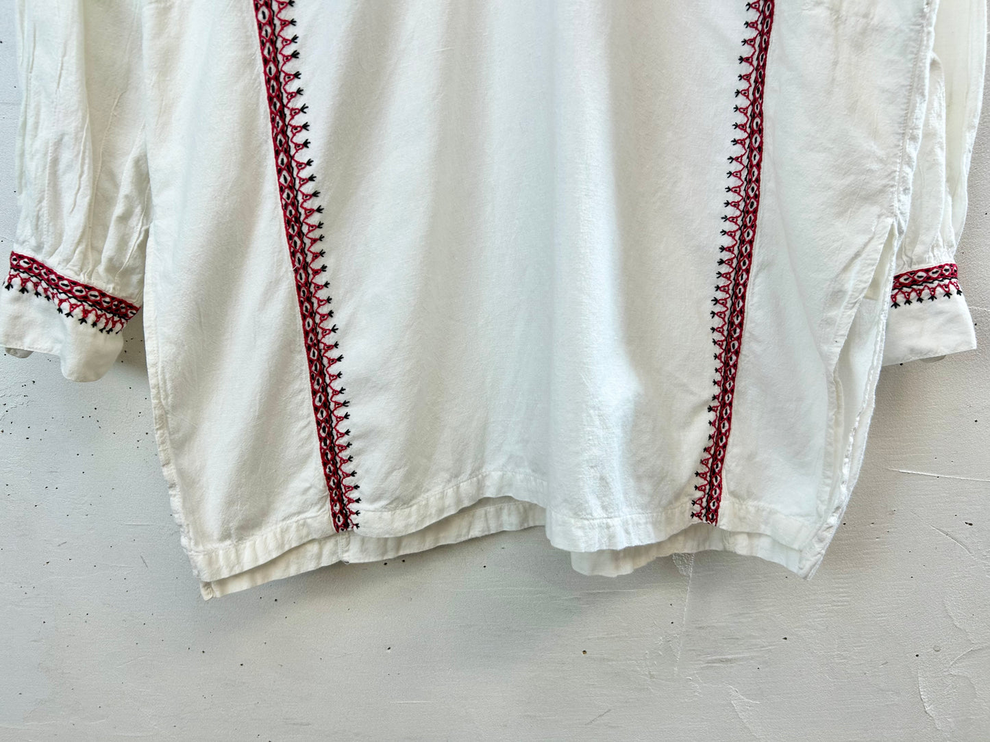 Vintage Hand Embroidery Shirt [F30521]