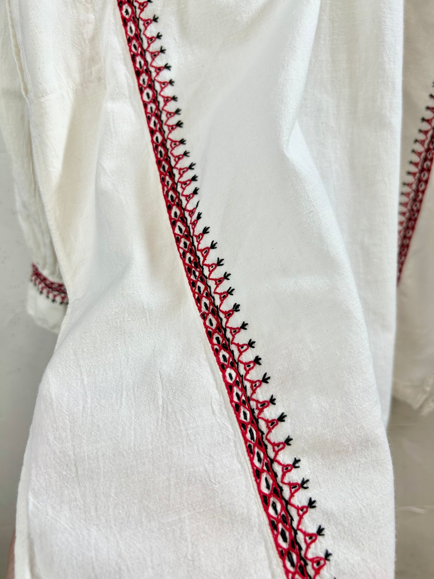 Vintage Hand Embroidery Shirt [F30521]