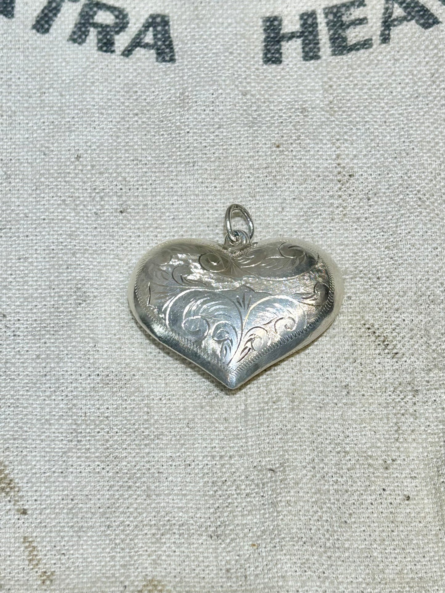 Vintage 925Silver Pendant Top [K25501]