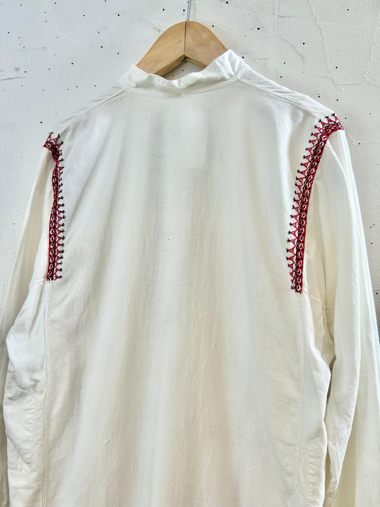 Vintage Hand Embroidery Shirt [F30521]