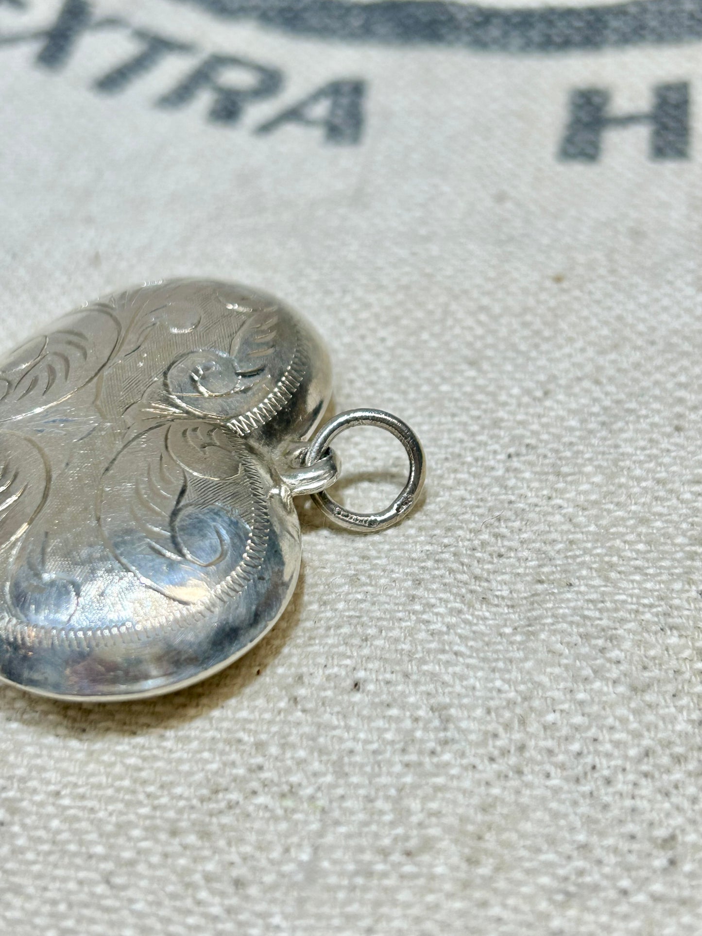 Vintage 925Silver Pendant Top [K25501]