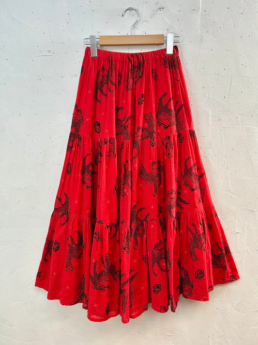 Vintage Tiered Skirt [F30526]