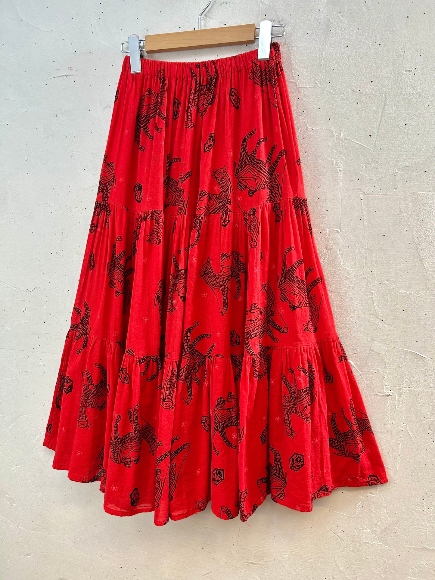 Vintage Tiered Skirt [F30526]