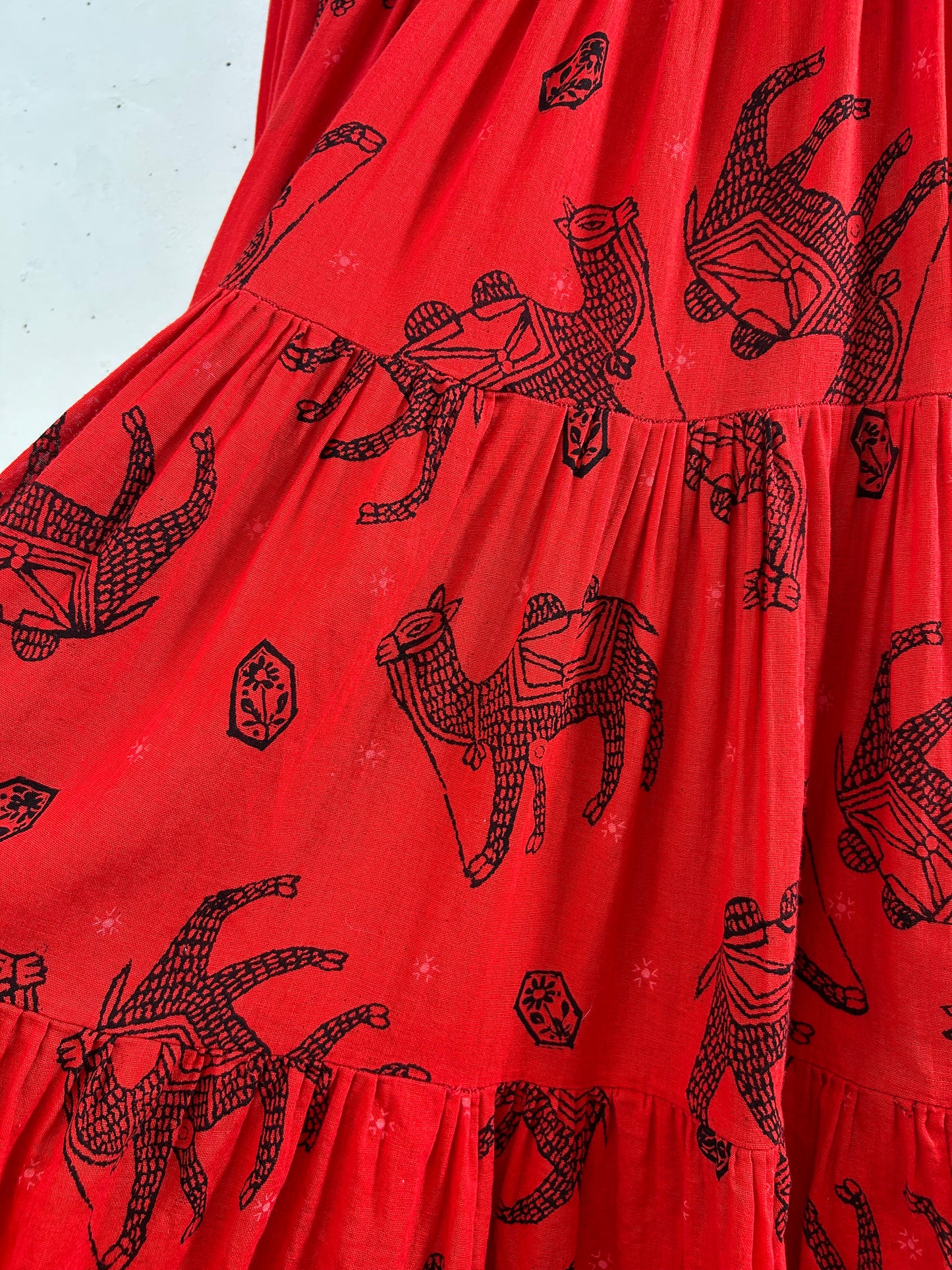 Vintage Tiered Skirt [F30526]