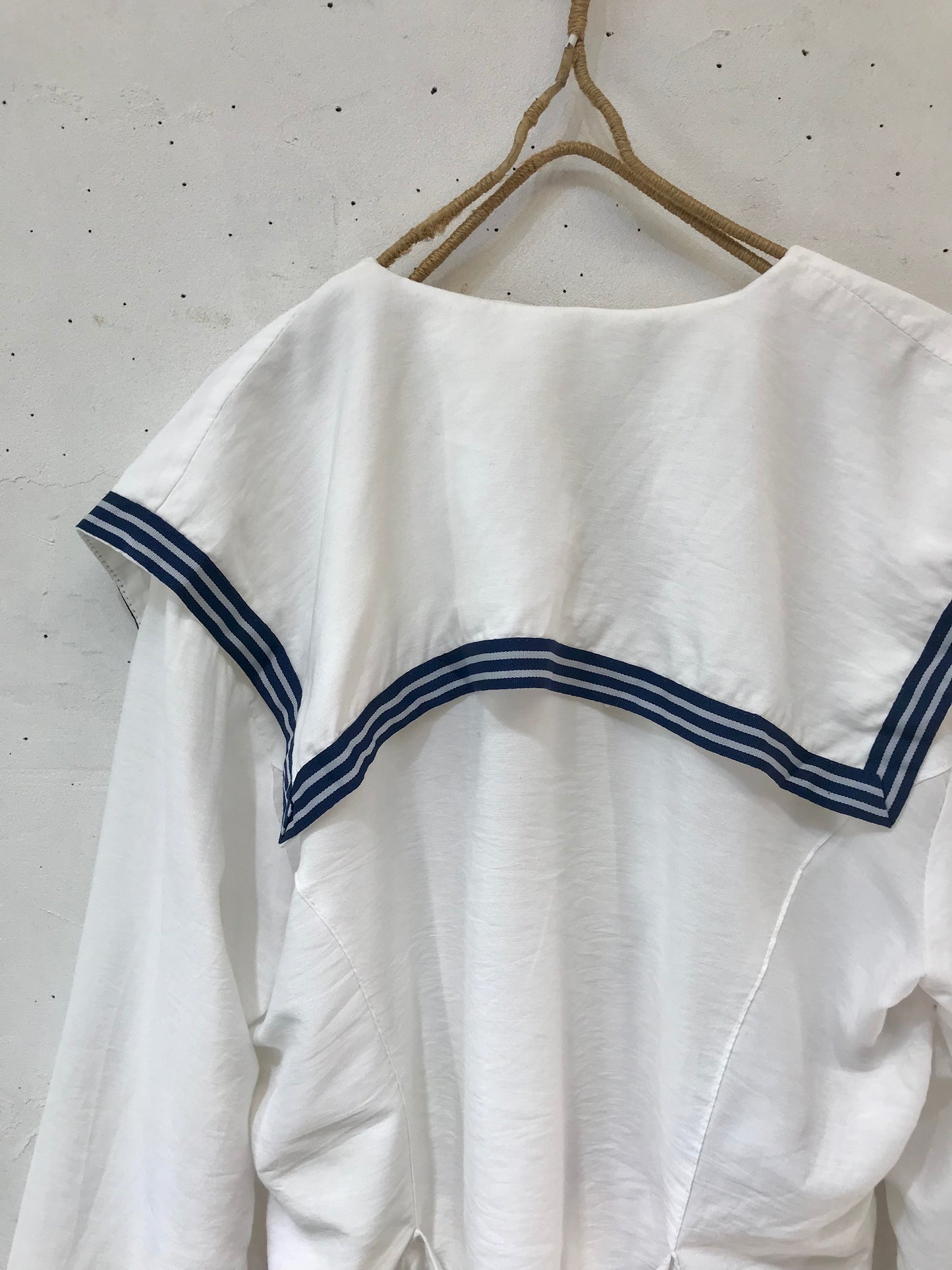 Vintage Sailor Collar Blouse [G24656]