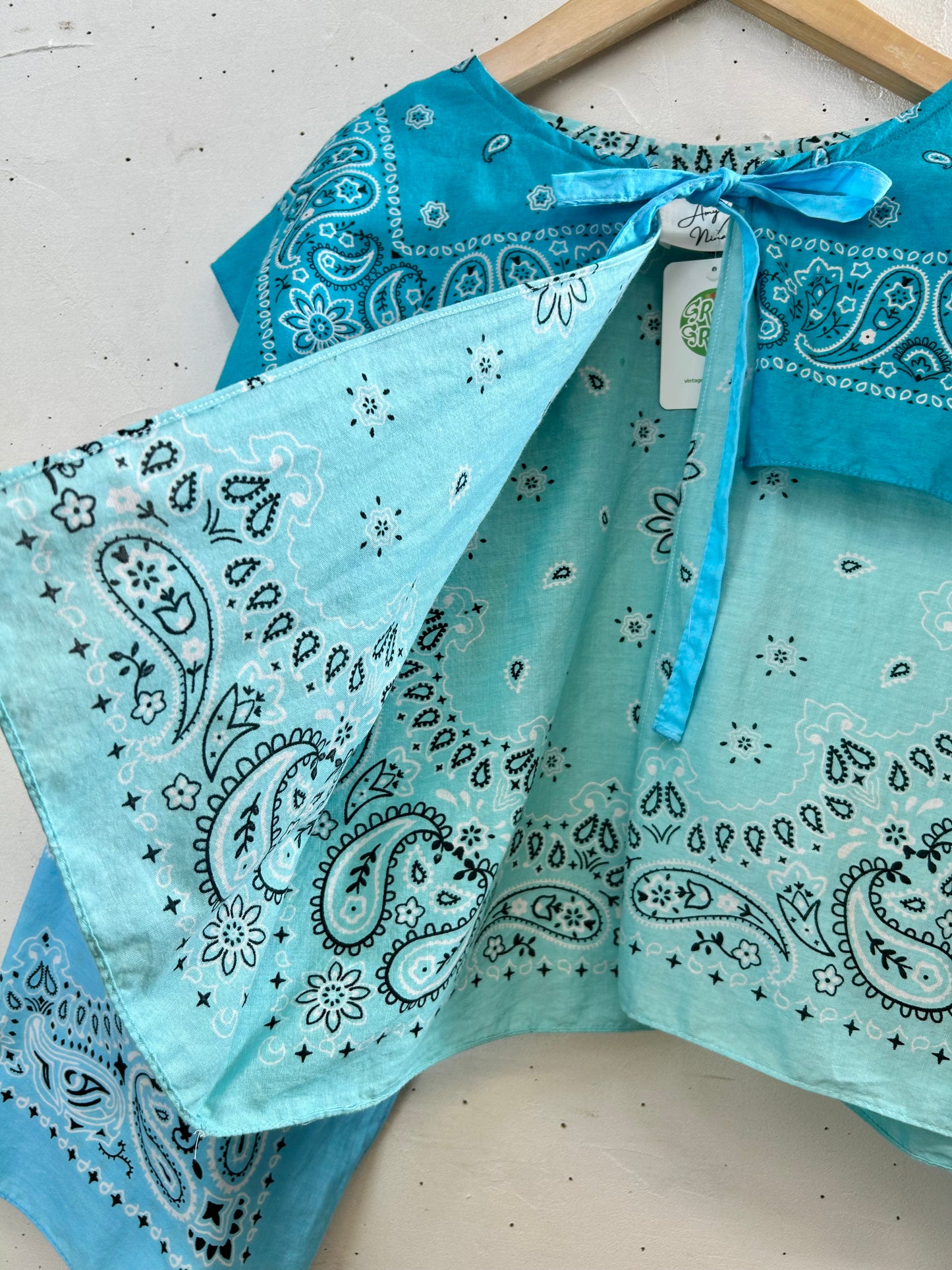 Vintage Bandana Patchwork Tops 〜Amy Nina〜[D30082]