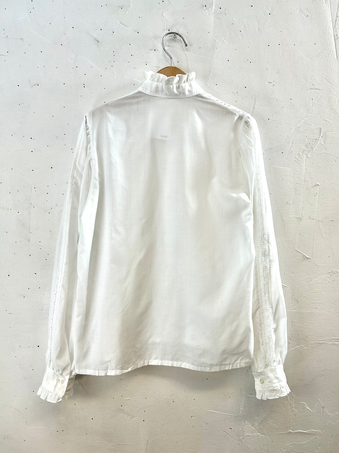 Vintage White Blouse　 [I28572］