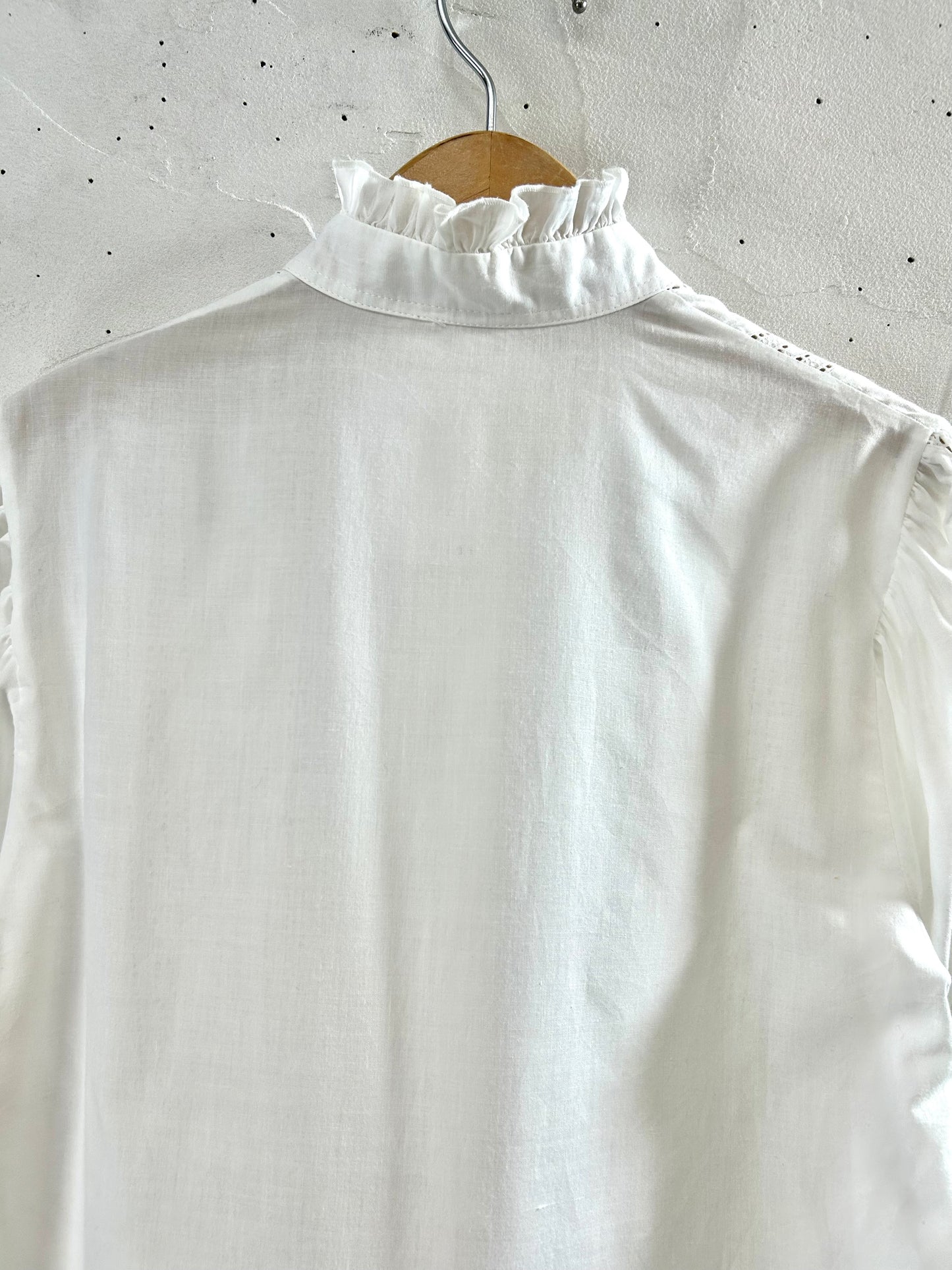 Vintage White Blouse　 [I28572］