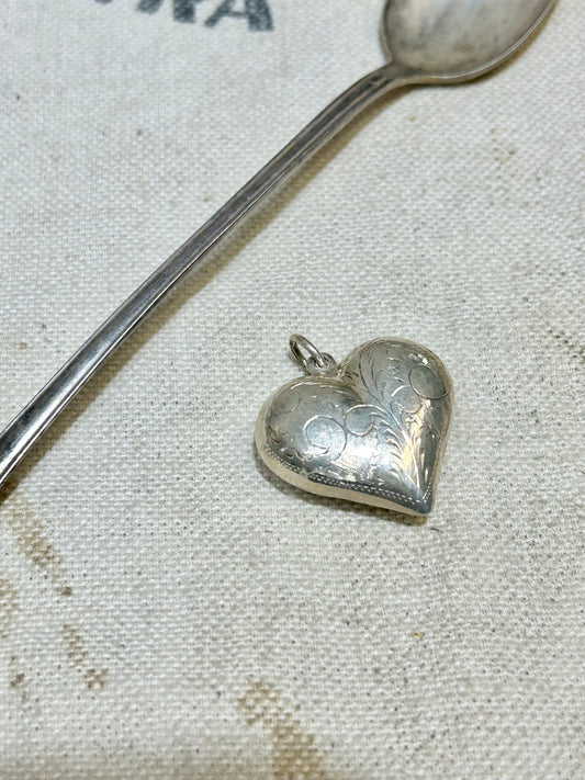 Vintage 925Silver Pendant Top [K25497]