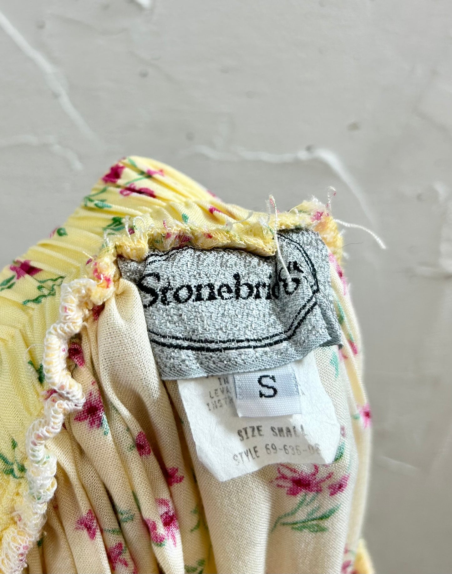 Vintage Tiered Skirt MADE IN USA [E30312]