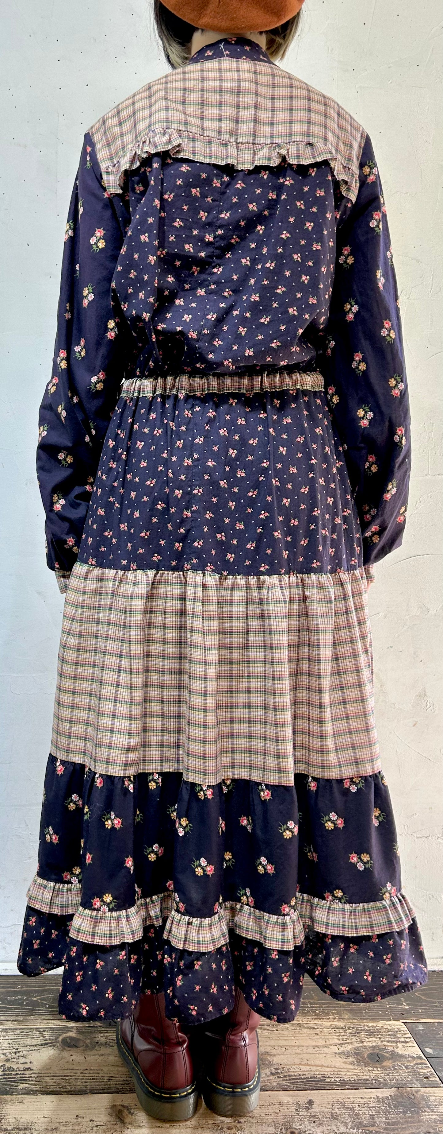 Vintage Tiered Dress [J25149]